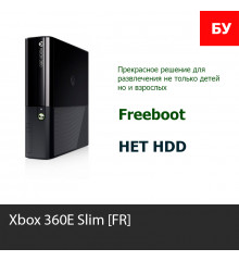 Консоль Xbox 360E Slim No HDD, БП, Джойстик, Шнуры [FR]