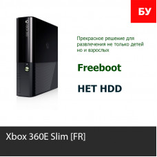 Microsoft Xbox 360E No HDD, БП, Джойстик, Шнуры [FR]