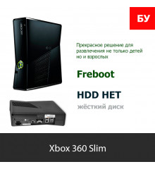 Консоль Xbox 360 Slim No HDD, БП, Джойстик, Шнуры  [FR]