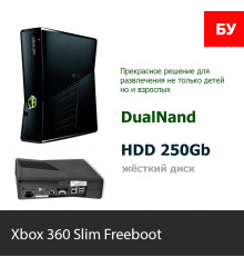 Игровая консоль Xbox 360 Slim 250Gb DualNand